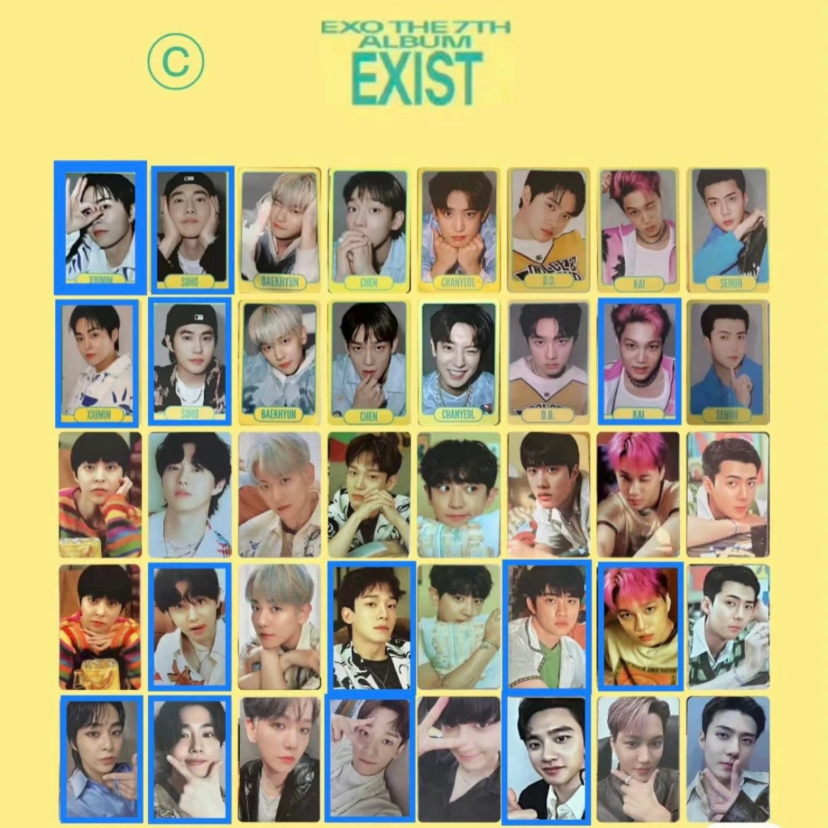 EXO- RANDOM TRADING CARD PACK