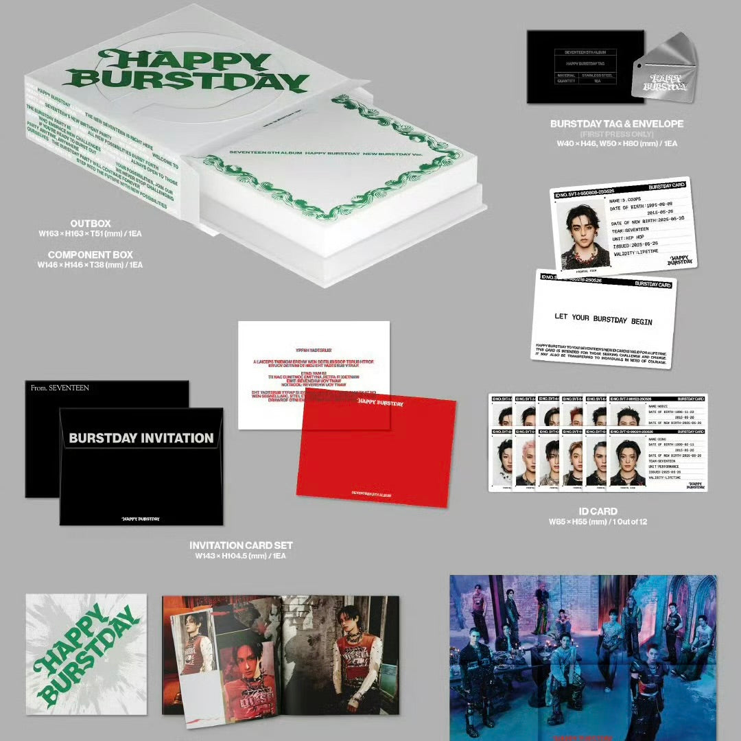 SEVENTEEN - 5th Album [HAPPY BURSTDAY]