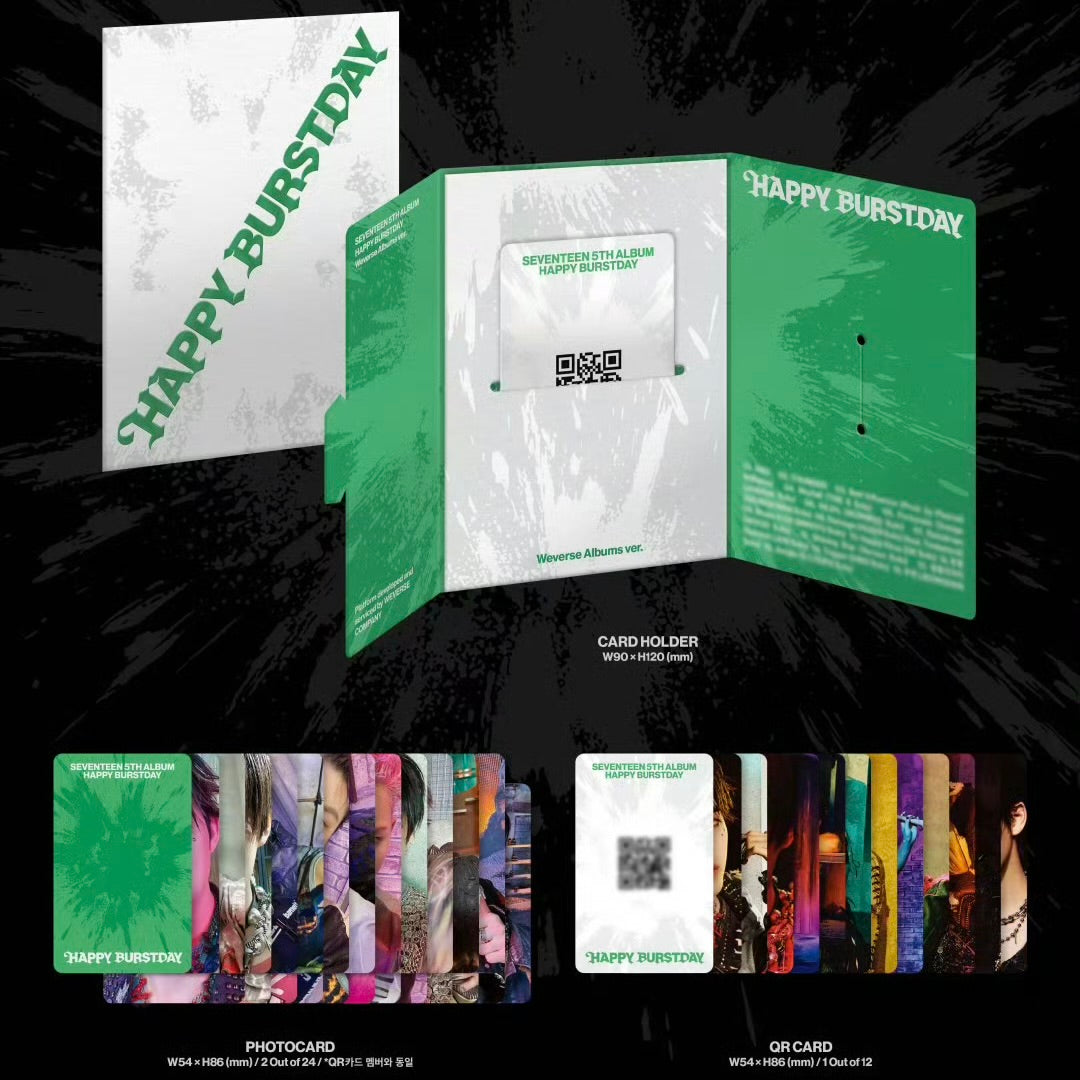 SEVENTEEN - 5th Album [HAPPY BURSTDAY] (Weverse Albums ver.)
