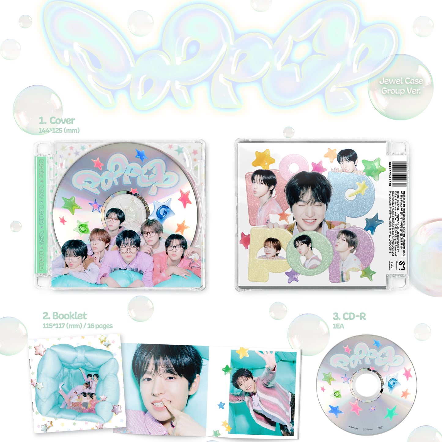 NCT WISH - 2nd Mini Album [poppop] (Jewel Case Ver.)