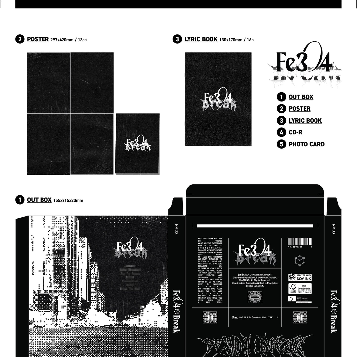 NMIXX - 2nd EP Album [Fe3O4: BREAK] (Poster Ver.)