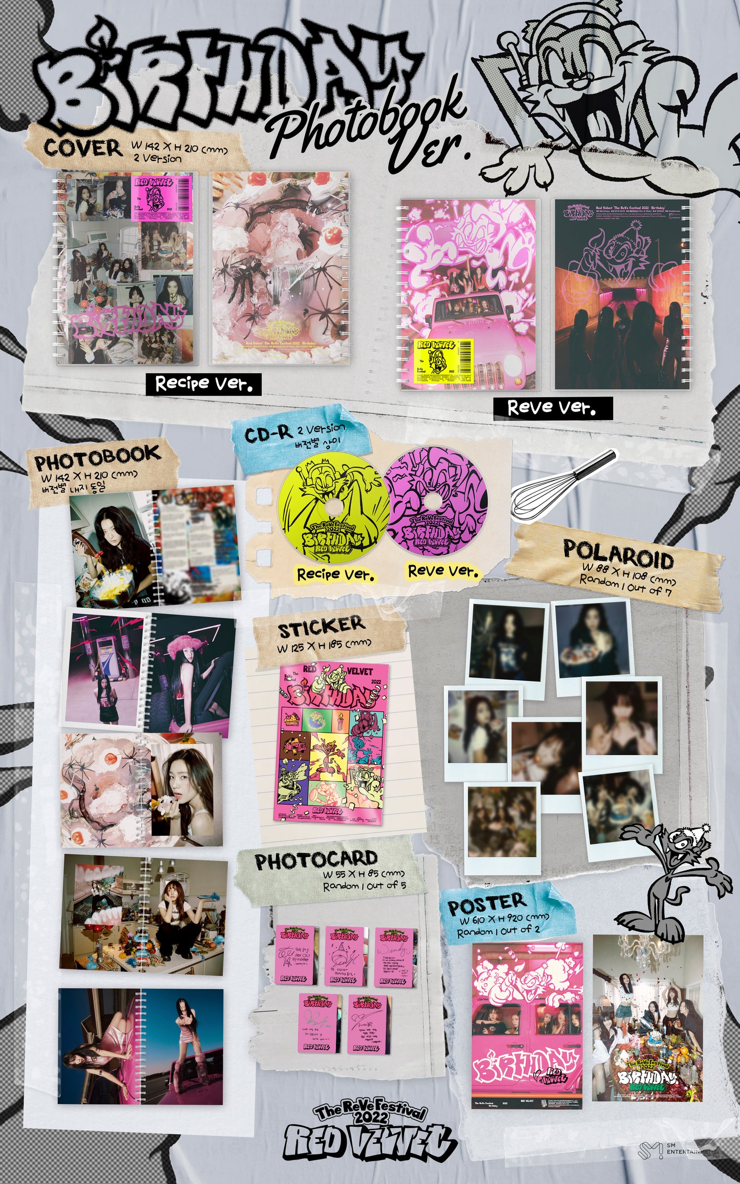 Red Velvet - Mini Album [The ReVe Festival 2022 - Birthday] (Photo Book Ver.)