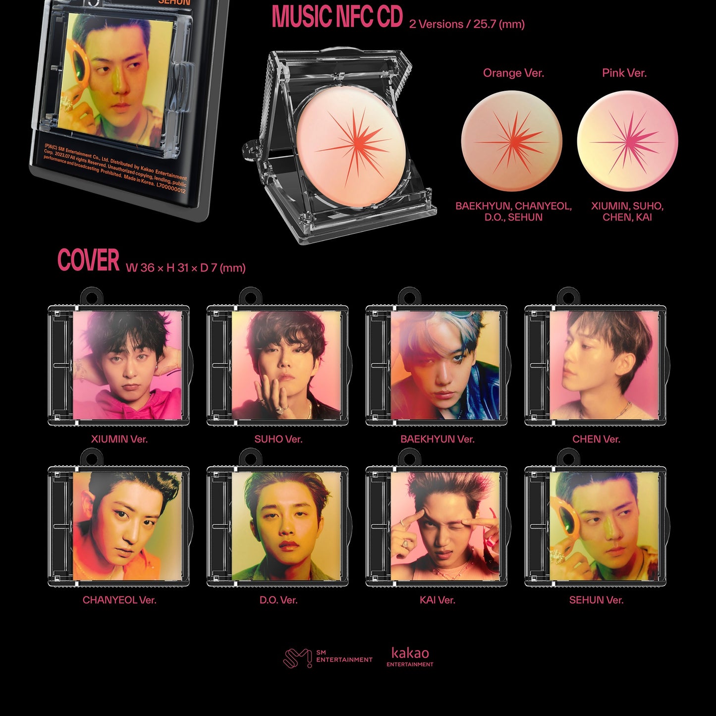 EXO - The 7th Album [EXIST] (SMini Ver.) (Smart Album)