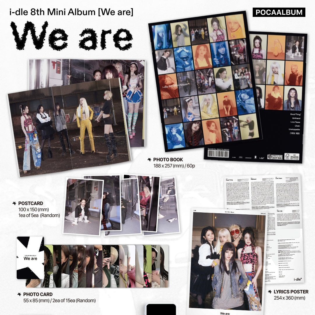 i-dle - 8th Mini Album [We are] (POCA ALBUM) (Photobook Ver.)
