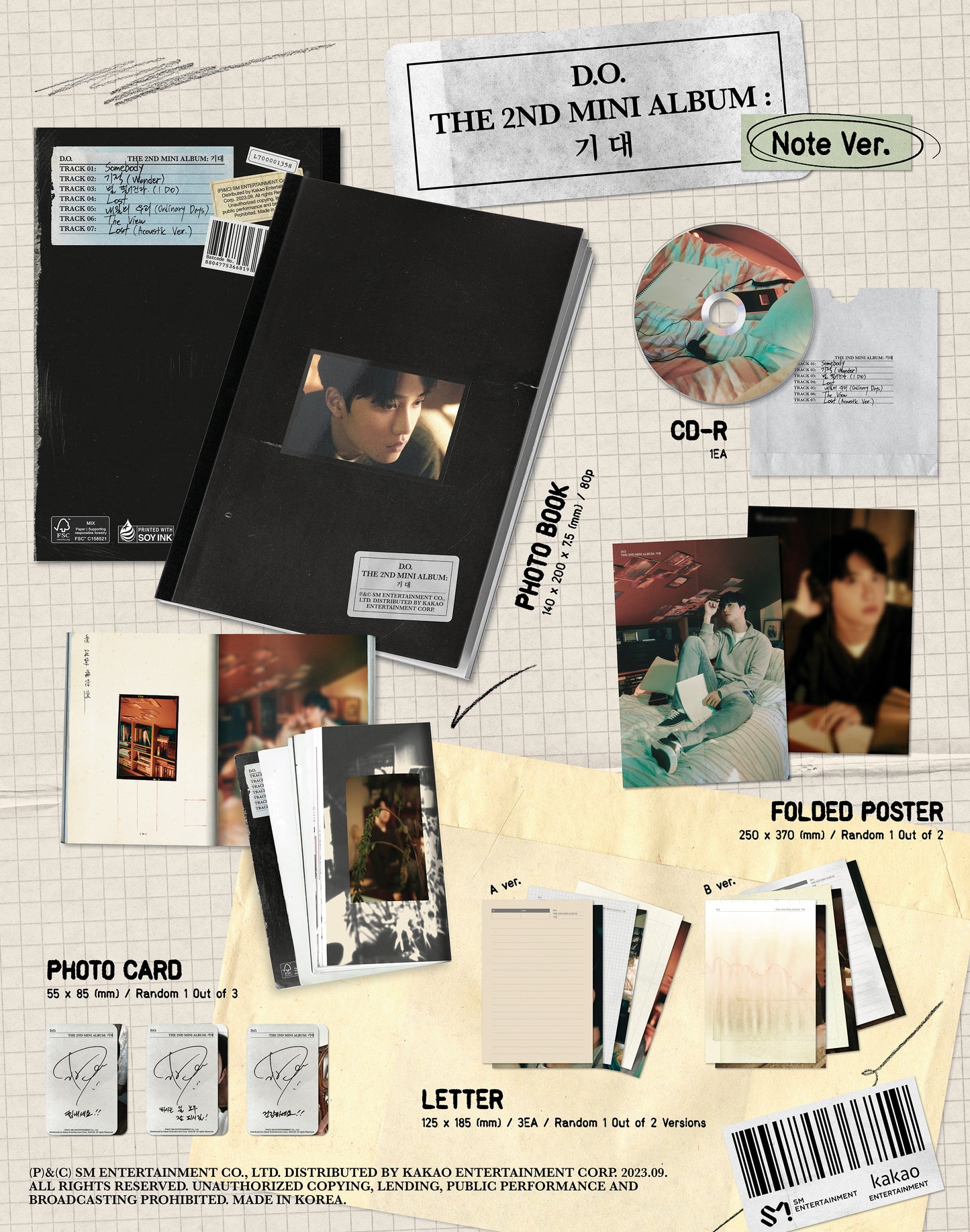 EXO- D.O. - The 2nd Mini Album [기대]