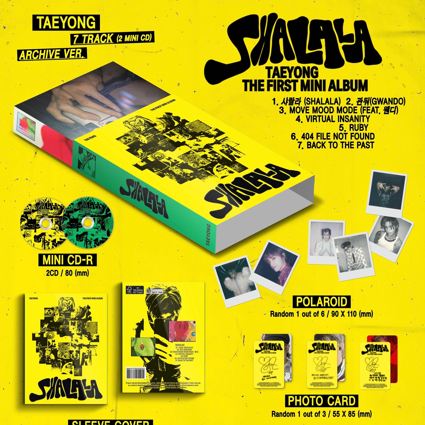 NCT- TAEYONG - 1st Mini Album [SHALALA]